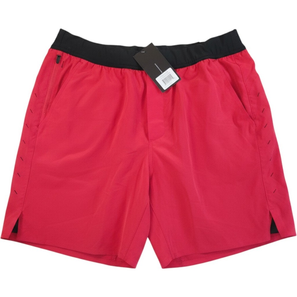 Ten Thousand The Interval Short Lined 7 Inch Red Mens Training TTSH002V3 Large